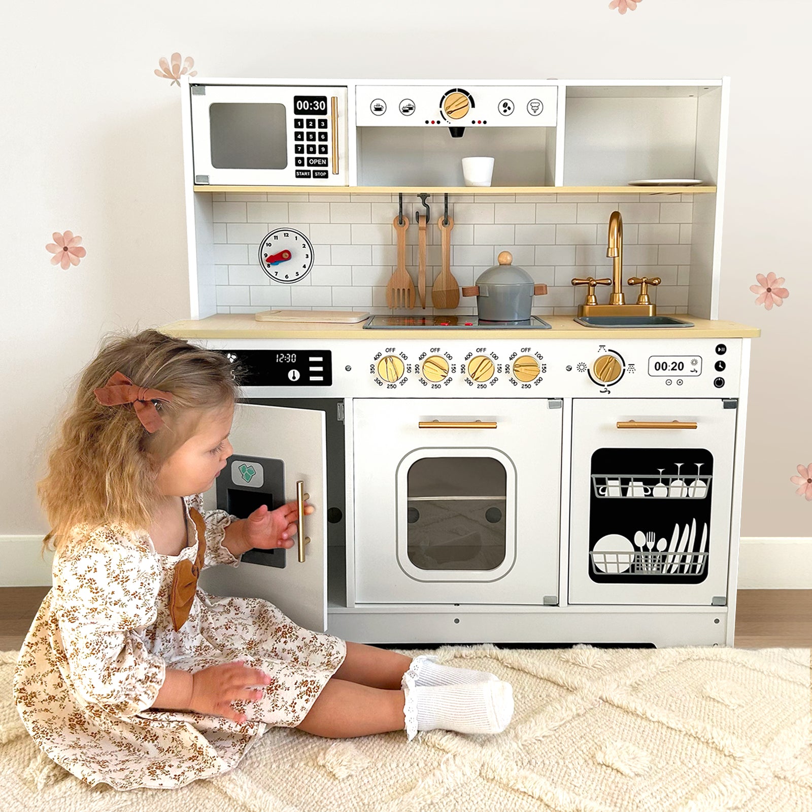 Kids Play Kitchen Set