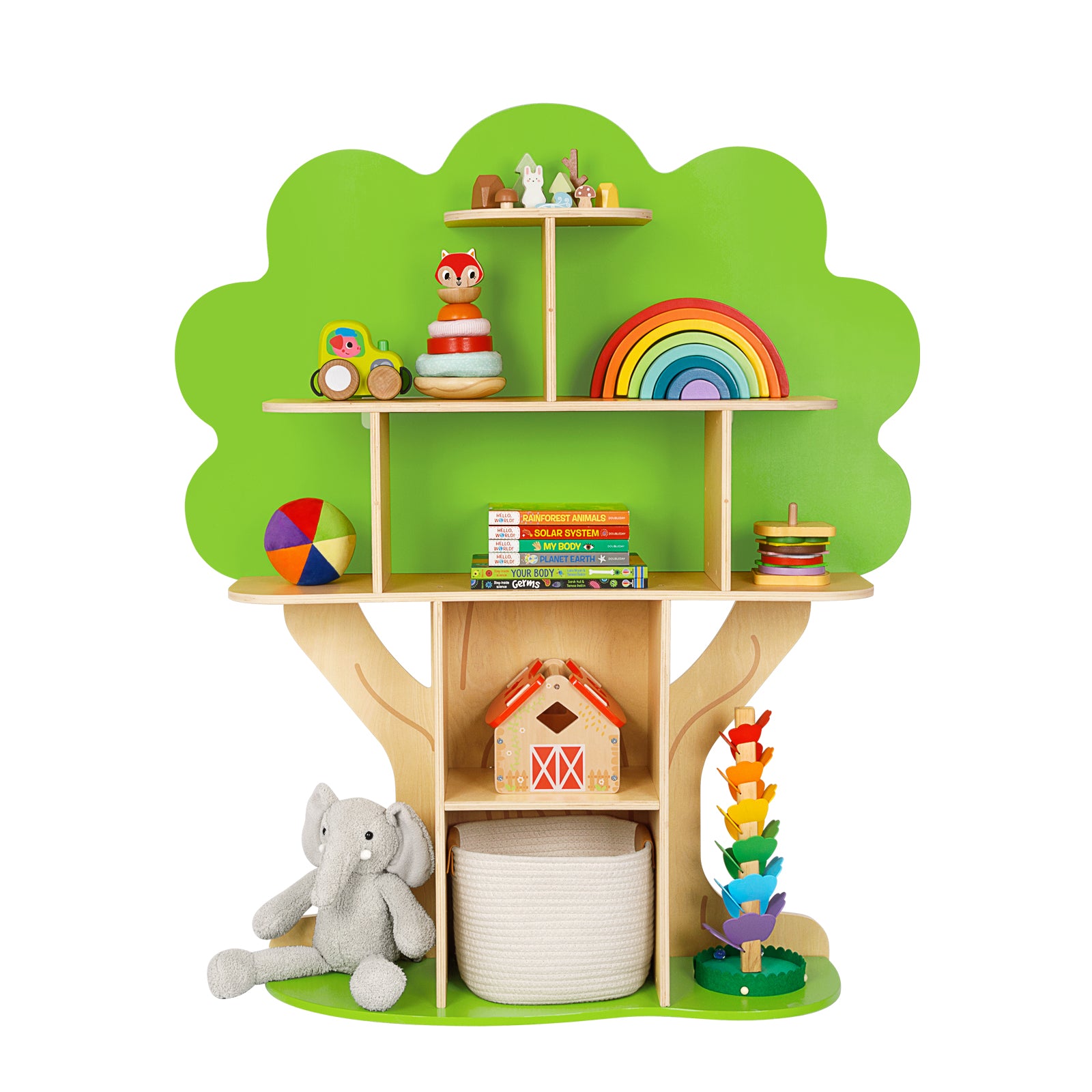 Tree Bookshelf for Kids Reading Nook