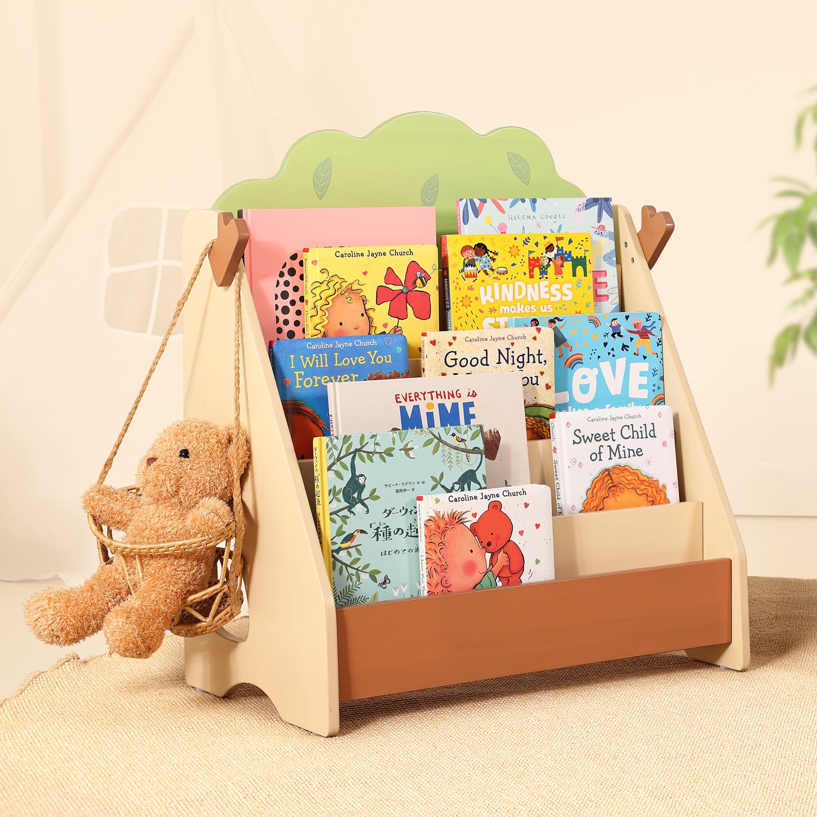 OOOK Premium Pine Baby Bookshelf