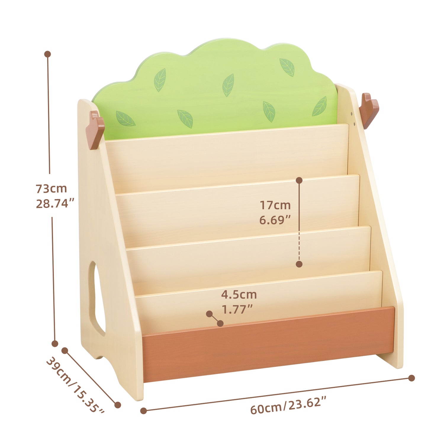 Premium Pine Baby Bookshelf