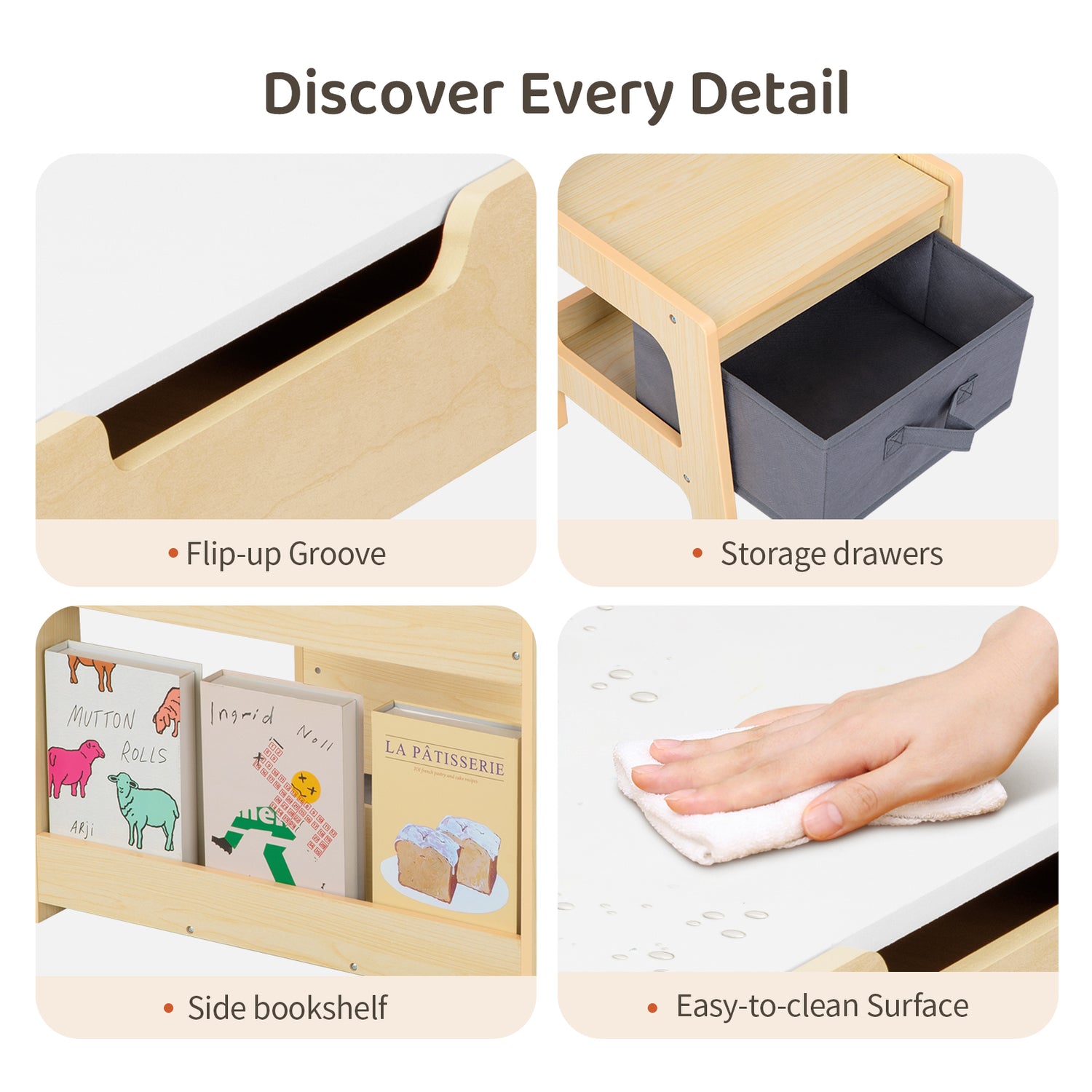 4 in 1 Toddler Desk and Chair Set