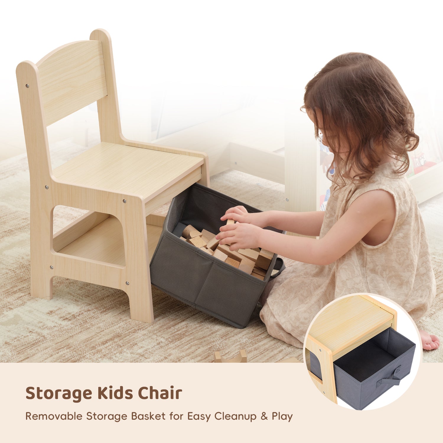 4 in 1 Toddler Desk and Chair Set