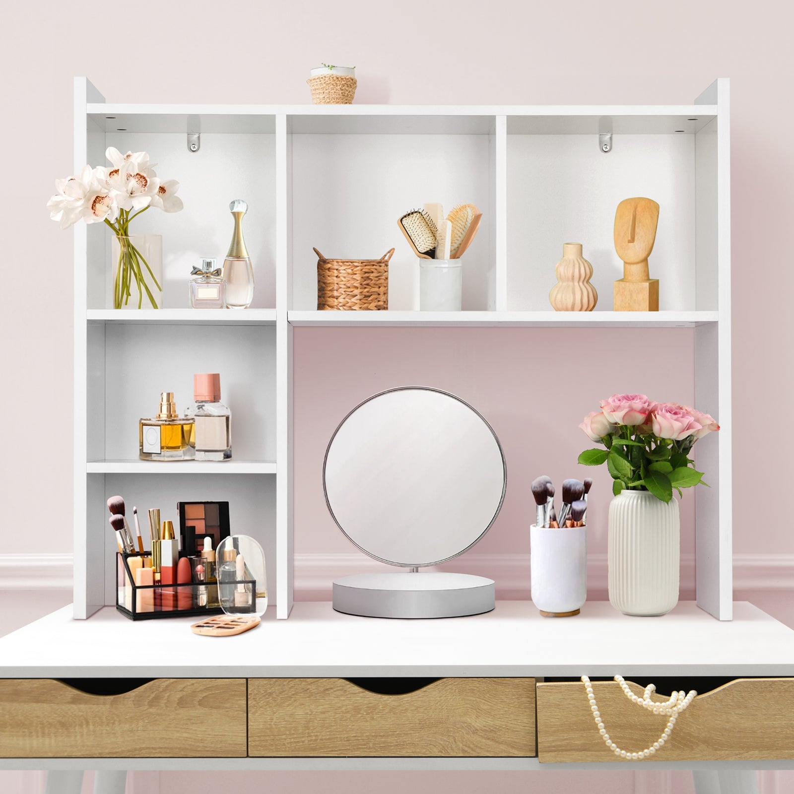 Desktop Bookshelf with 5 Shelves