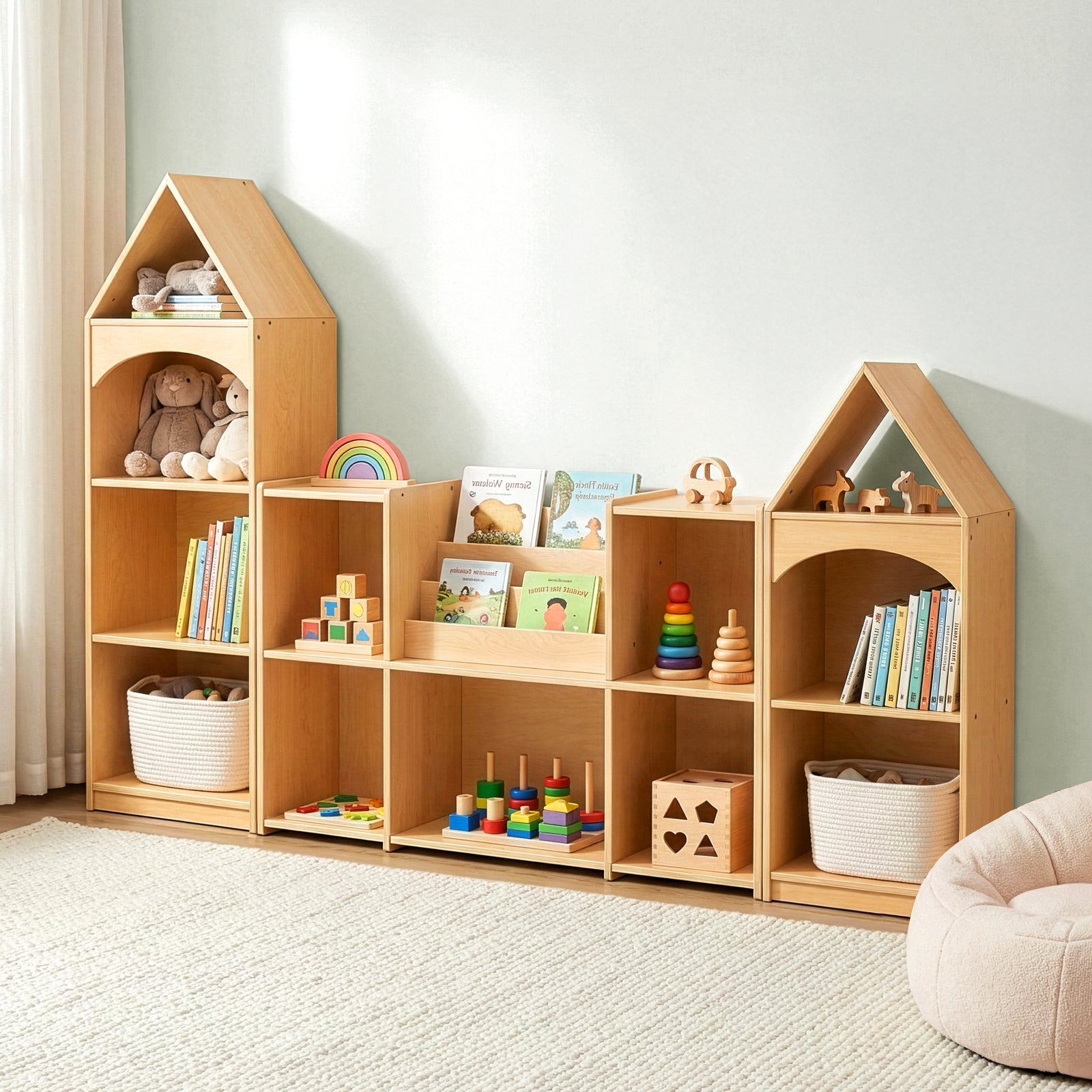 OOOK 4-Tier Adorable House Design Kids&