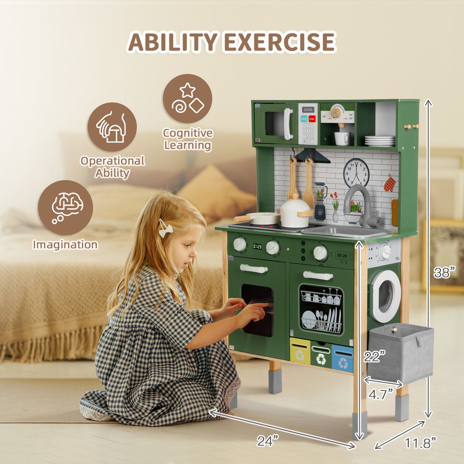 OOOK Kids Kitchen Playset