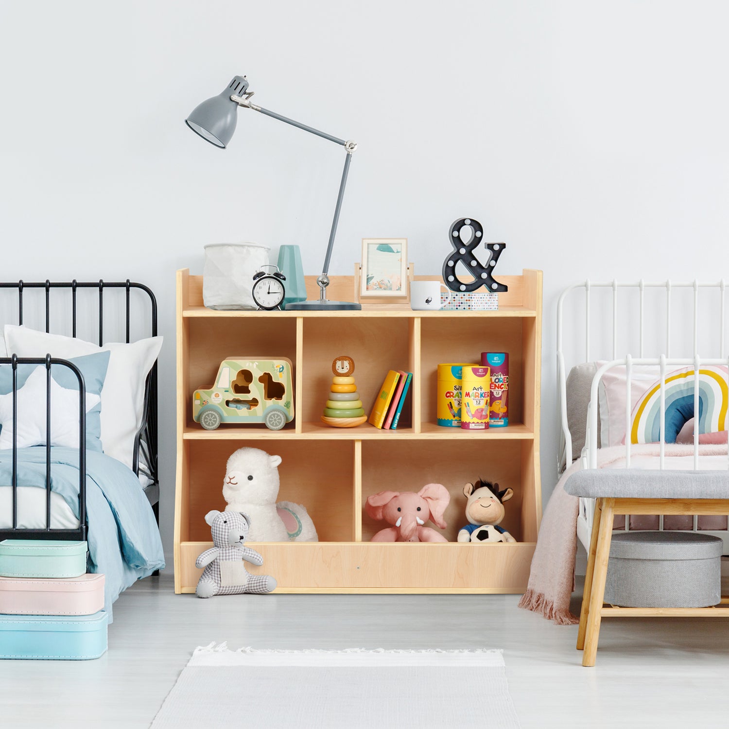 Kids Bookshelf and Toy Storage