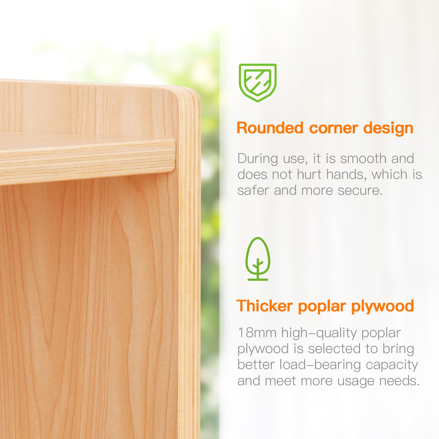 Kids Bookshelf and Toy Storage