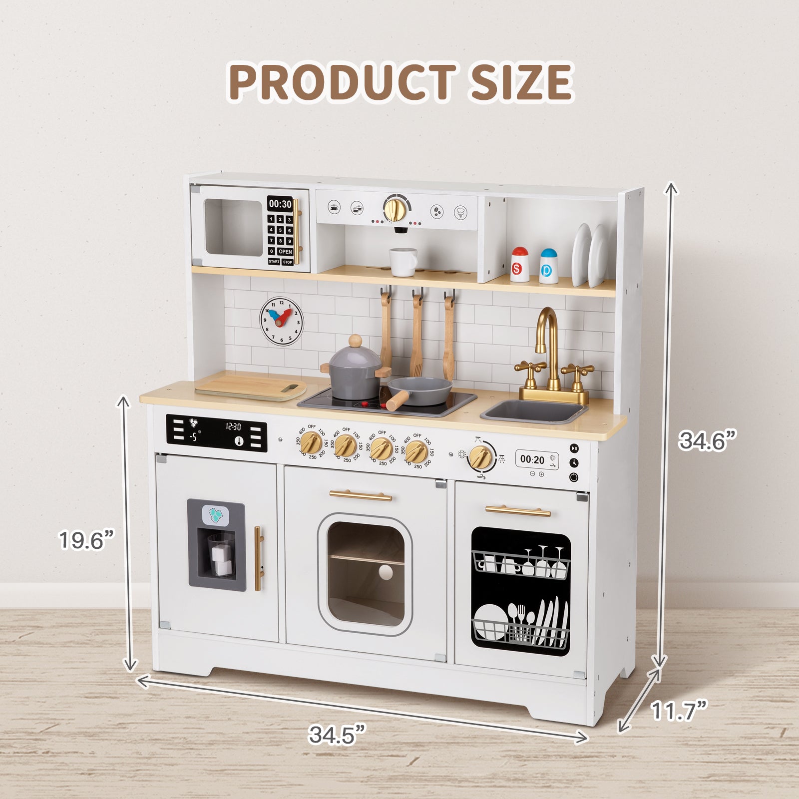 OOOK Kids Play Kitchen Set