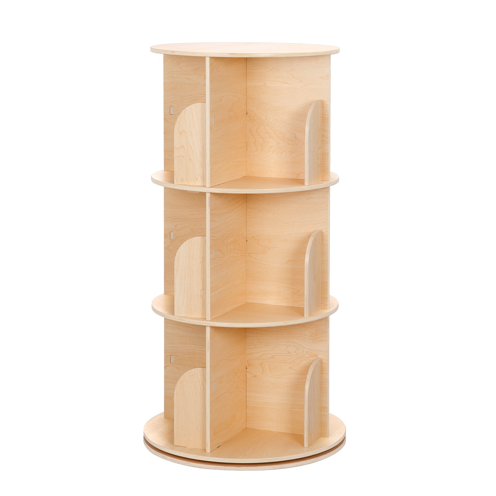 OOOK Kids Rotating Bookshelf,Small Corner Bookshelf,Standing Bookcase