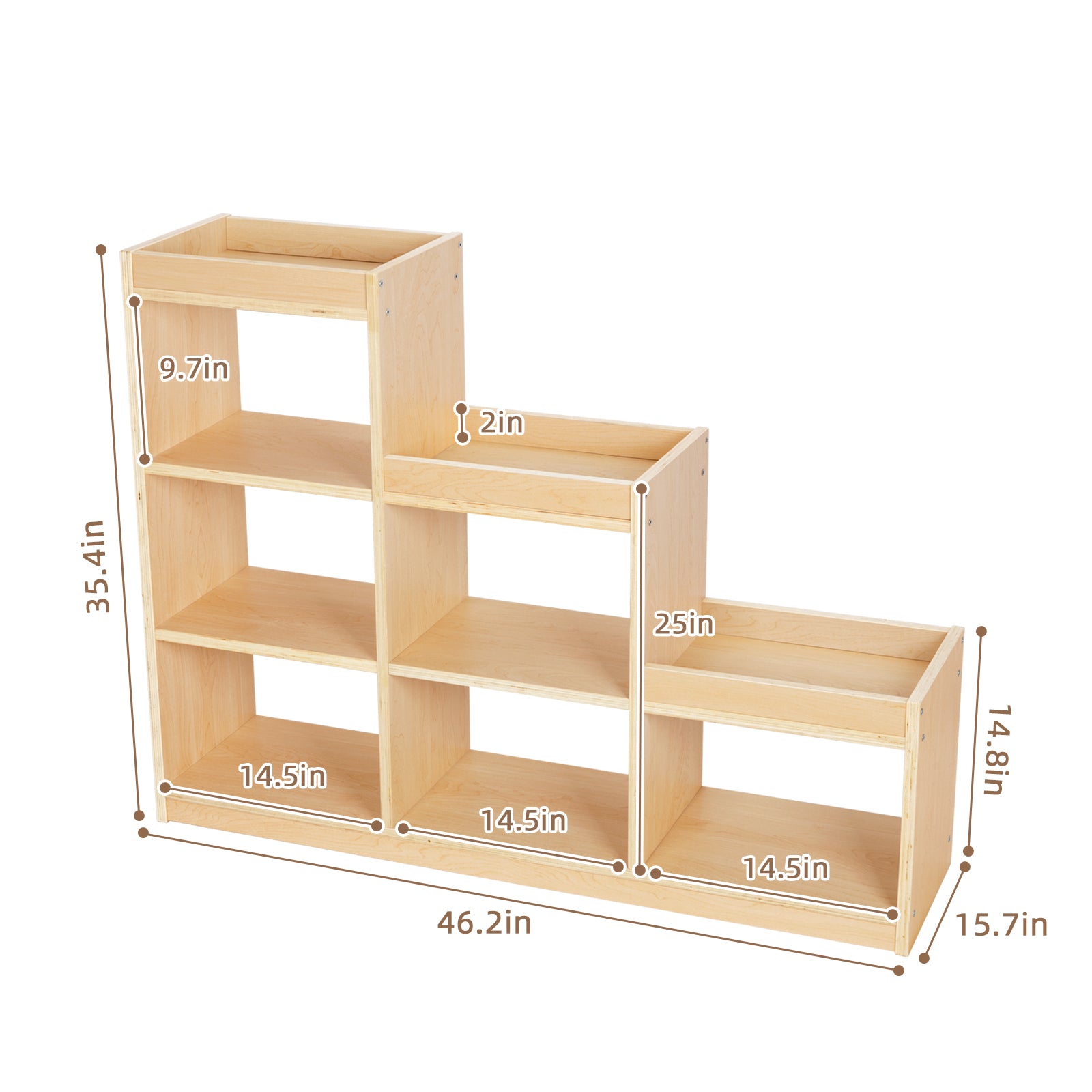 9 Cube Shelves Storage Cabinet