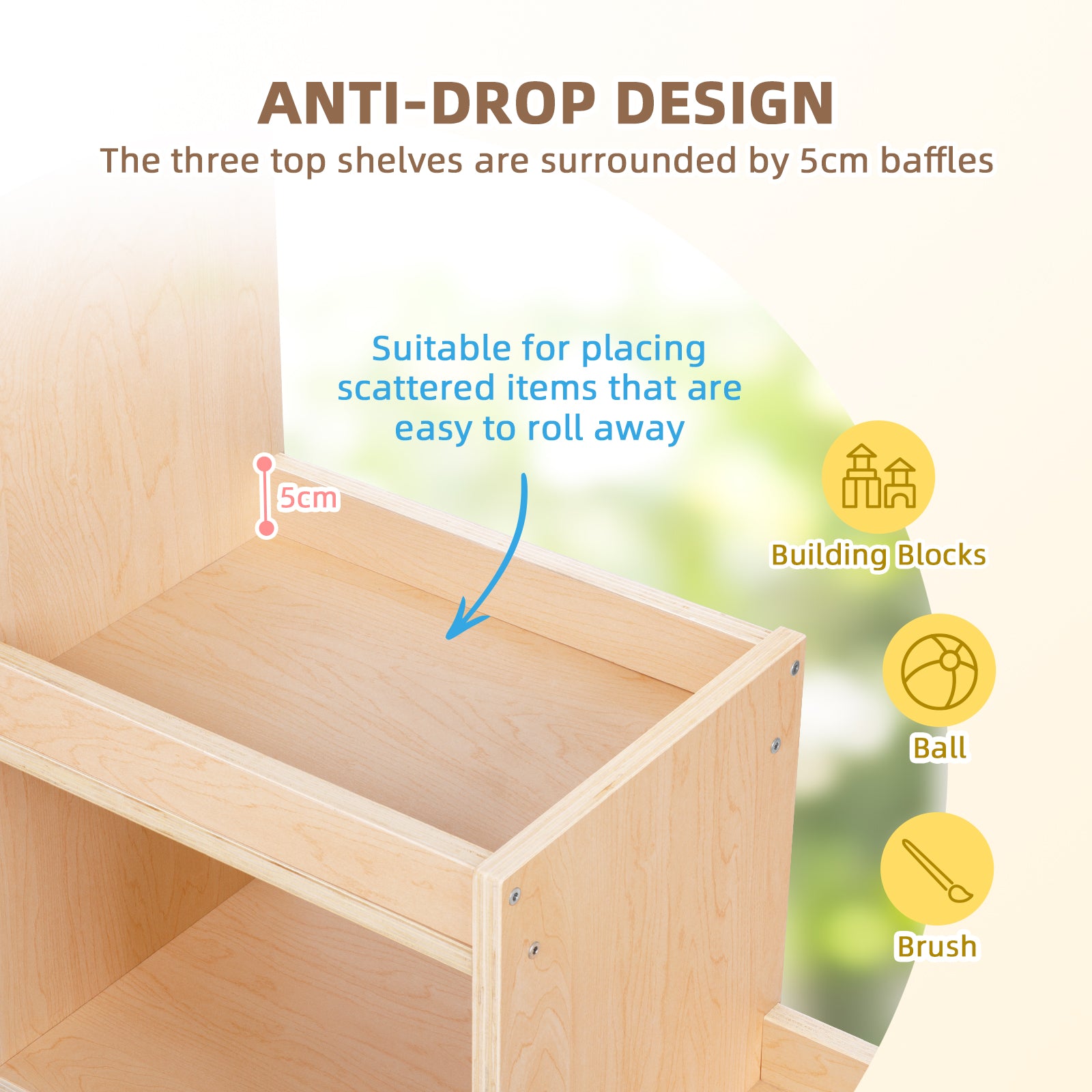9 Cube Shelves Storage Cabinet
