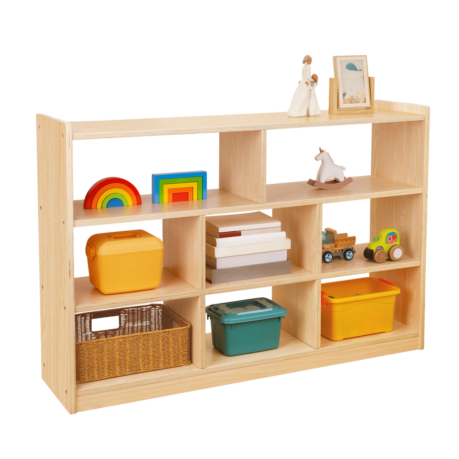Montessori 8-Section Storage Cabinet