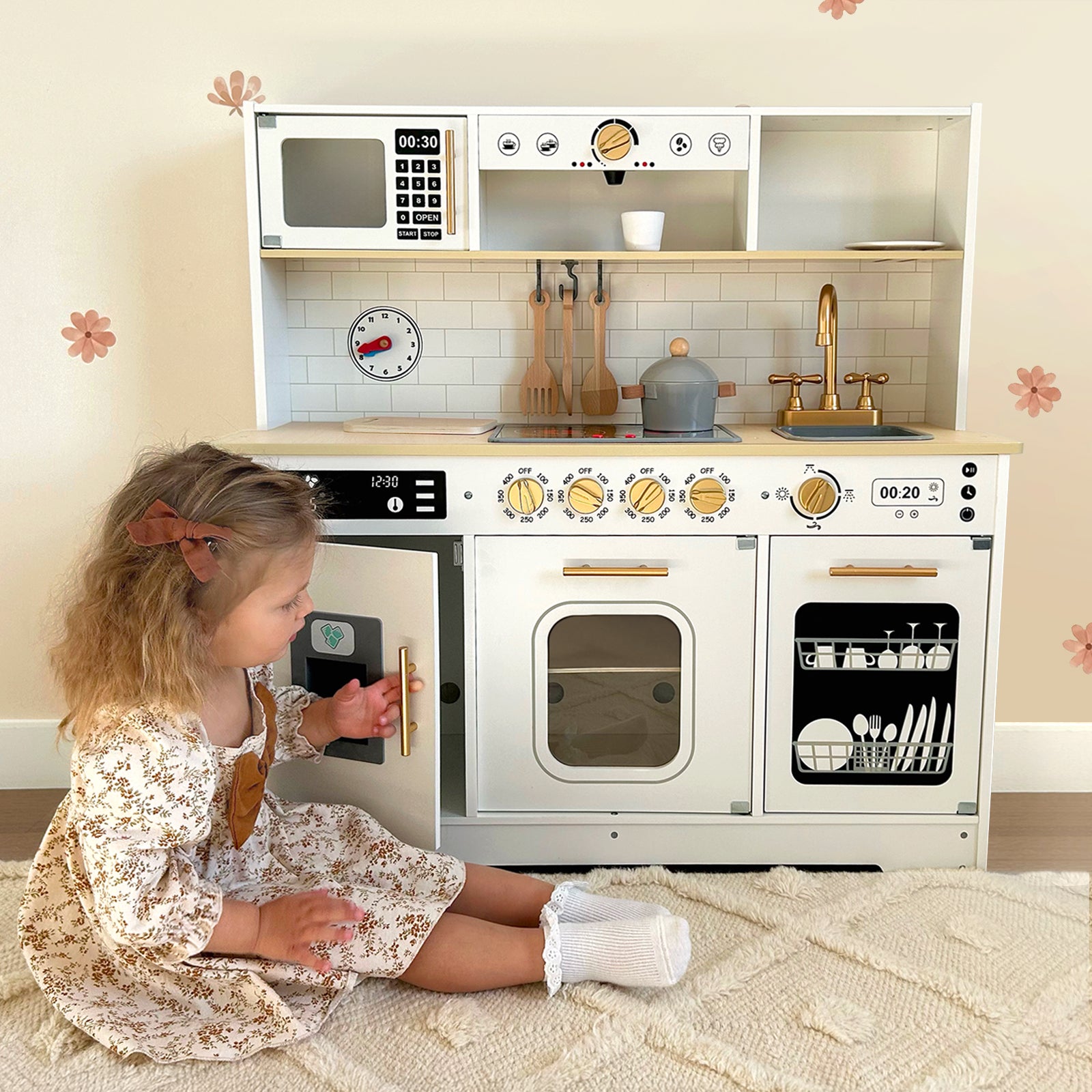 Kids Play Kitchen Set