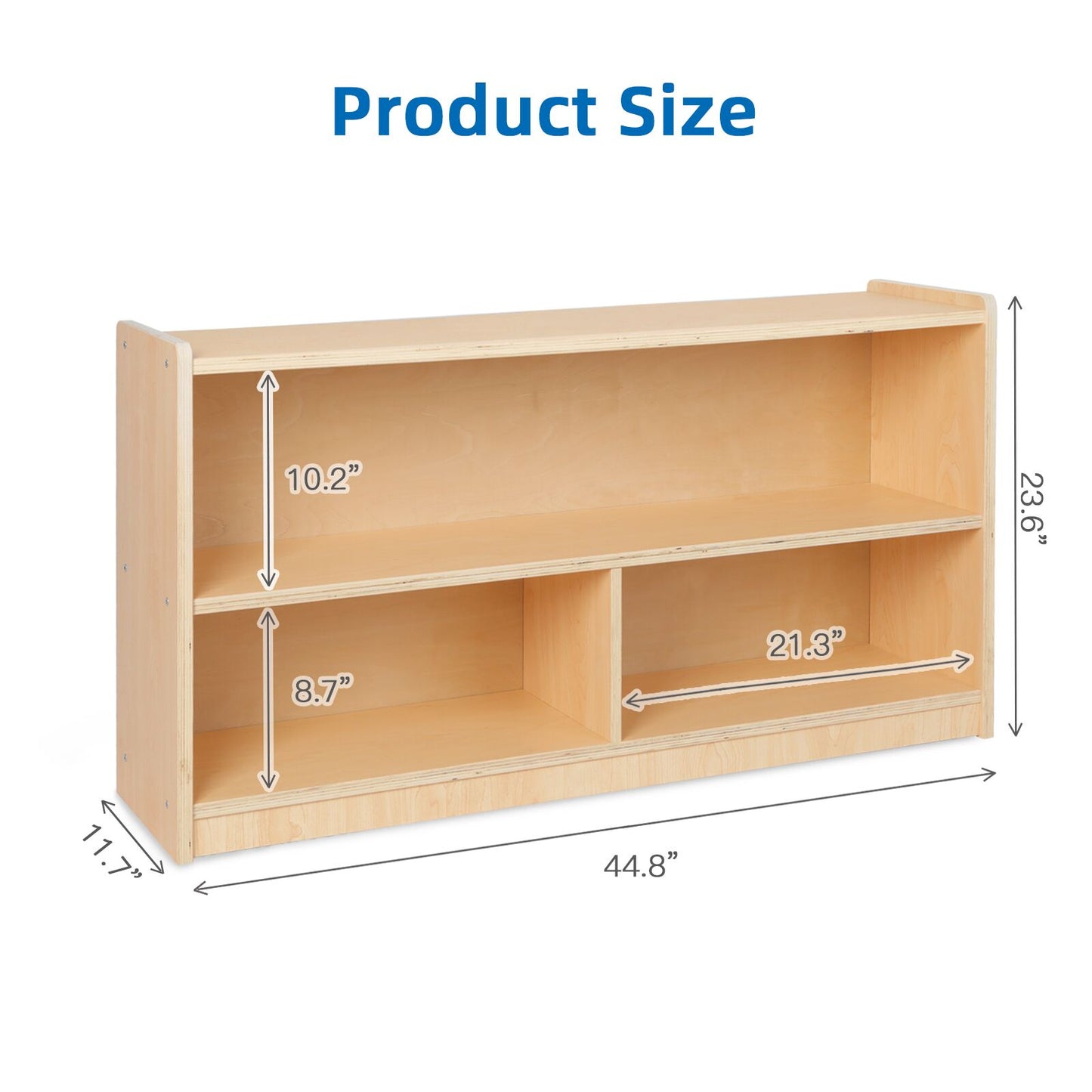 Kids Classroom Organizer 2-Shelf