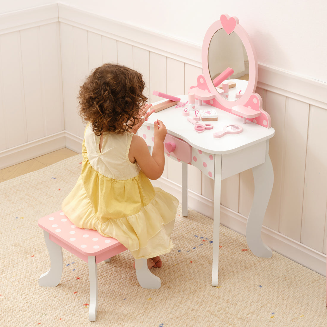 OOOK Wood Kids Vanity Set