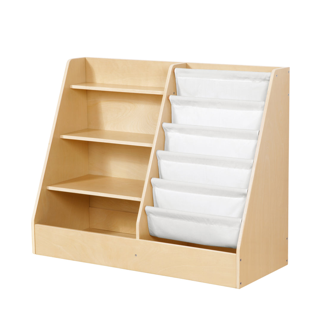 2 in 1 Montessori Bookshelf and Toy Organizer