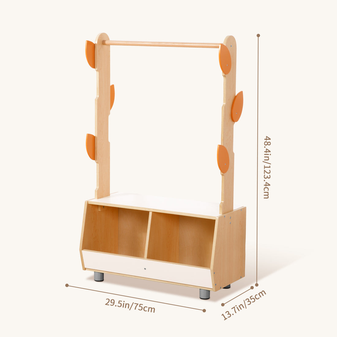 Tree Kids Dress Up Rack, Dress Up Storage for Toddlers