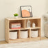 OOOK Rubber Wood 5-Compartment Montessori Shelf