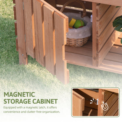 OOOK Mud Kitchen for Kids Outdoor,Solid Fir Wood Kids Kitchen Playset