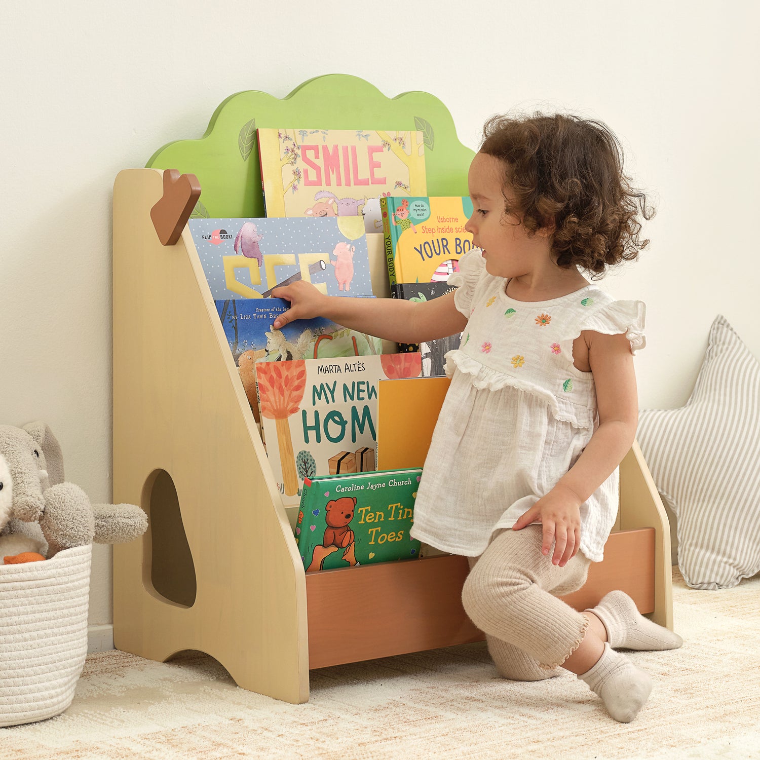 OOOK Premium Pine Baby Bookshelf