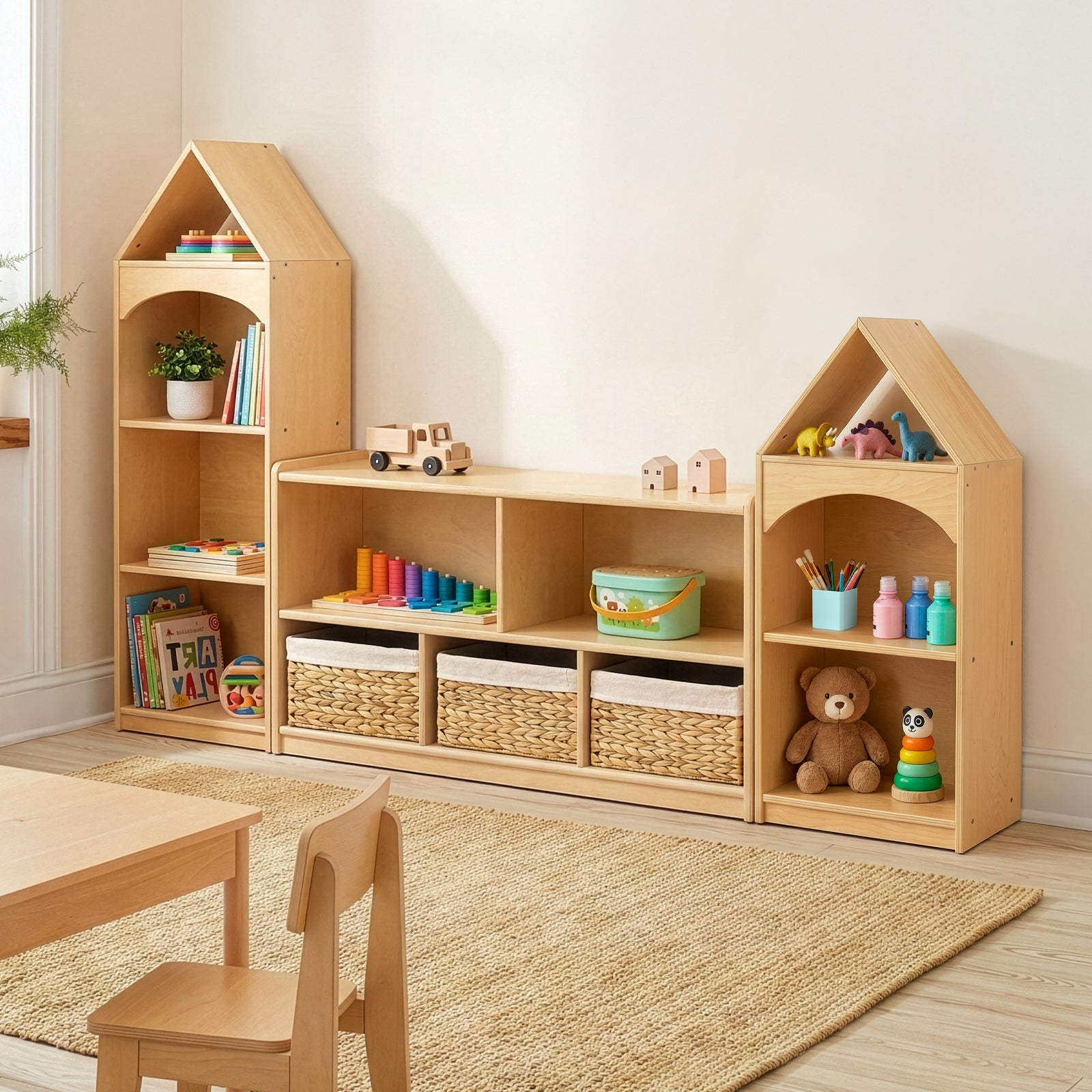 OOOK 3-Tier Adorable House Design Kids&