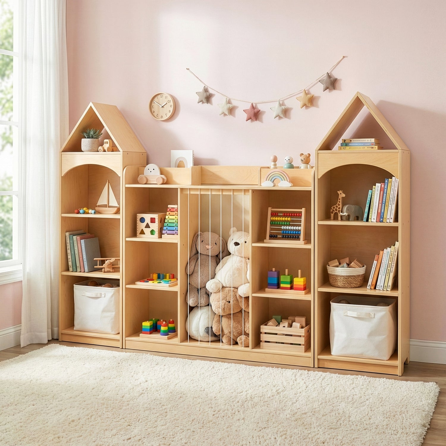 OOOK 4-Tier Adorable House Design Kids&