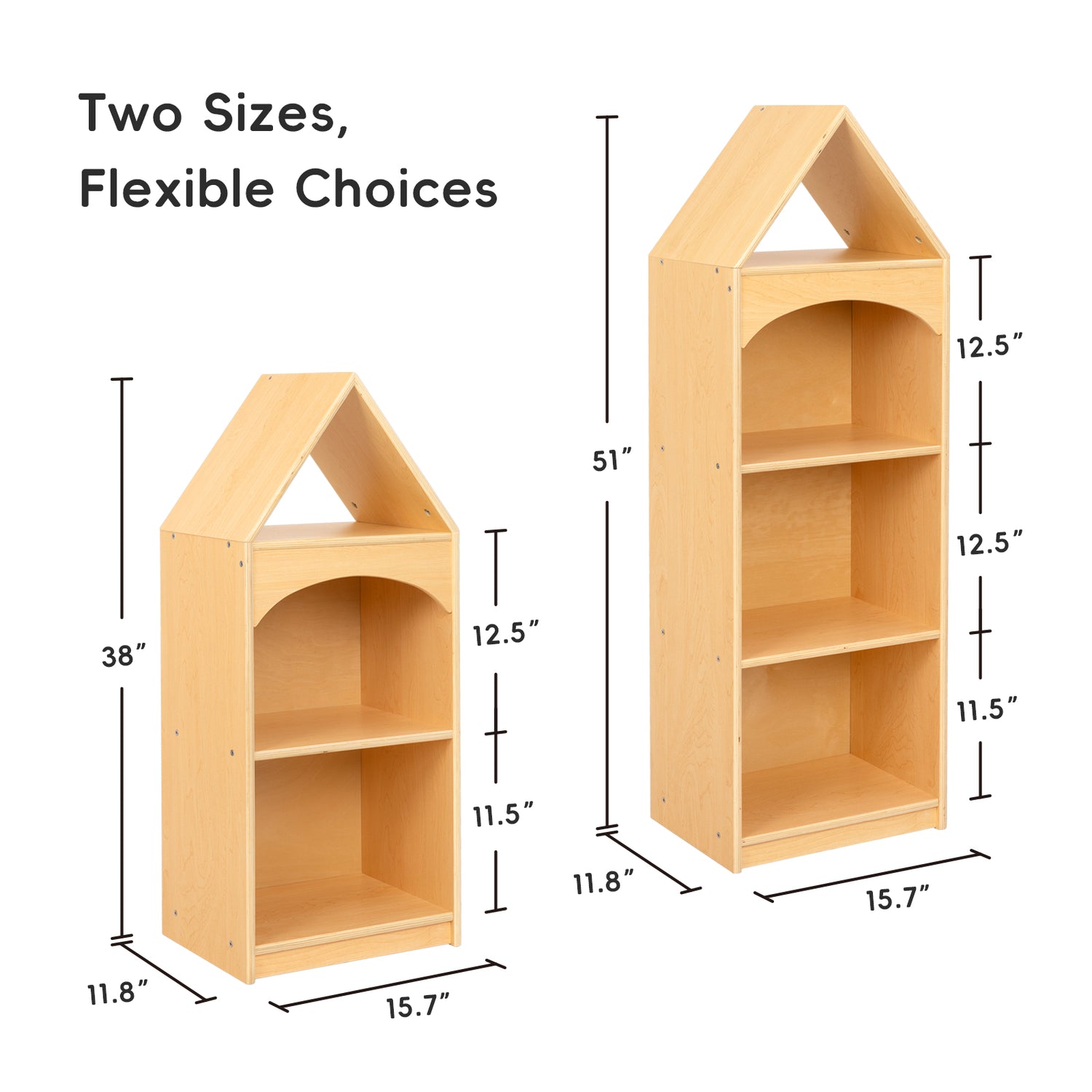 OOOK 3-Tier Adorable House Design Kids&