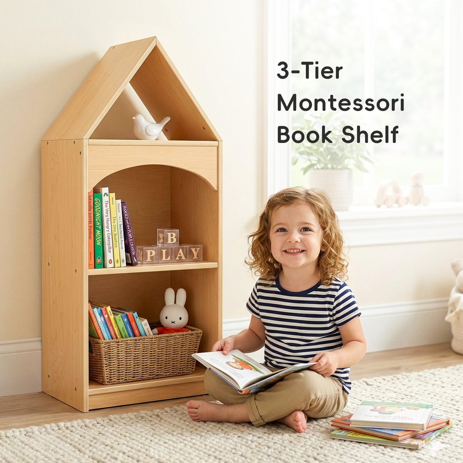 OOOK 3-Tier Adorable House Design Kids&
