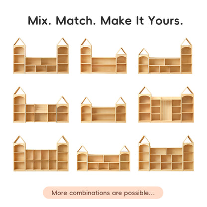 OOOK 4-Tier Adorable House Design Kids&