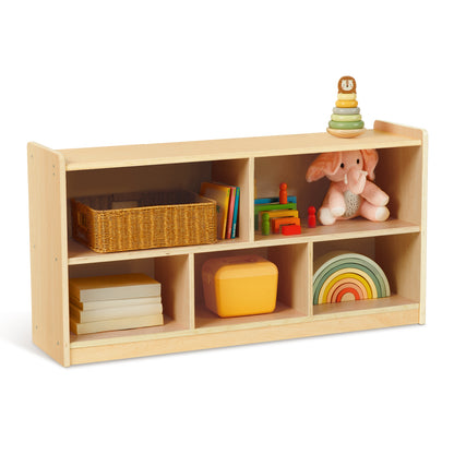 Montessori Shelf 5-Section Wooden Storage Cabinet