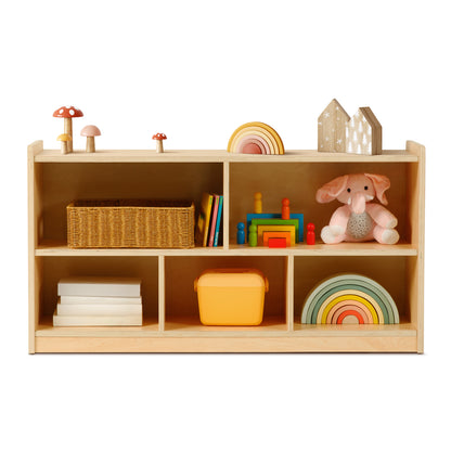 Montessori Shelf 5-Section Wooden Storage Cabinet