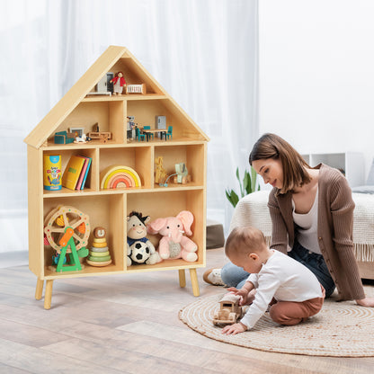 Wooden Montessori Shelf for Toddlers