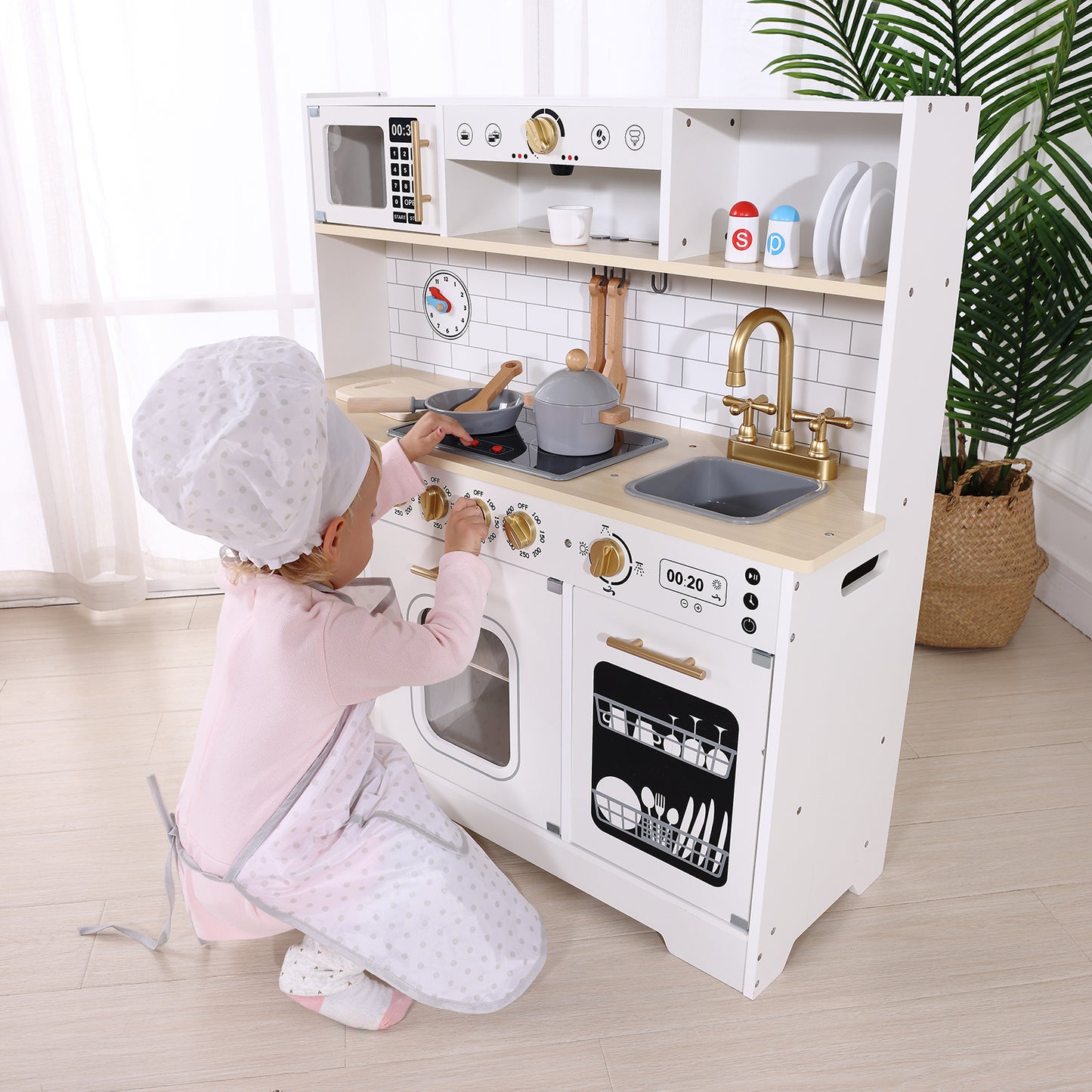 Kids Play Kitchen Set