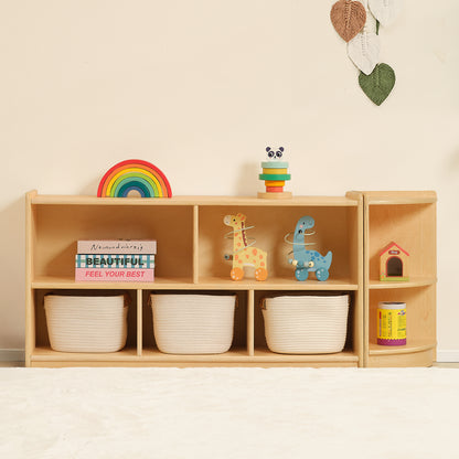OOOK Plywood Montessori  5-Section Storage Cabinet