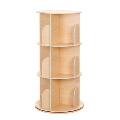 OOOK Kids Rotating Bookshelf,Small Corner Bookshelf,Standing Bookcase