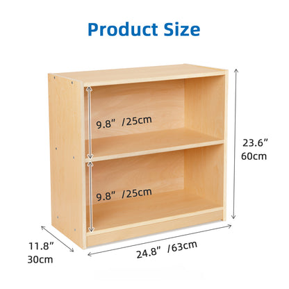 OOOK Plywood 2-Tier Montessori Shelf and Toy Storage (Small)