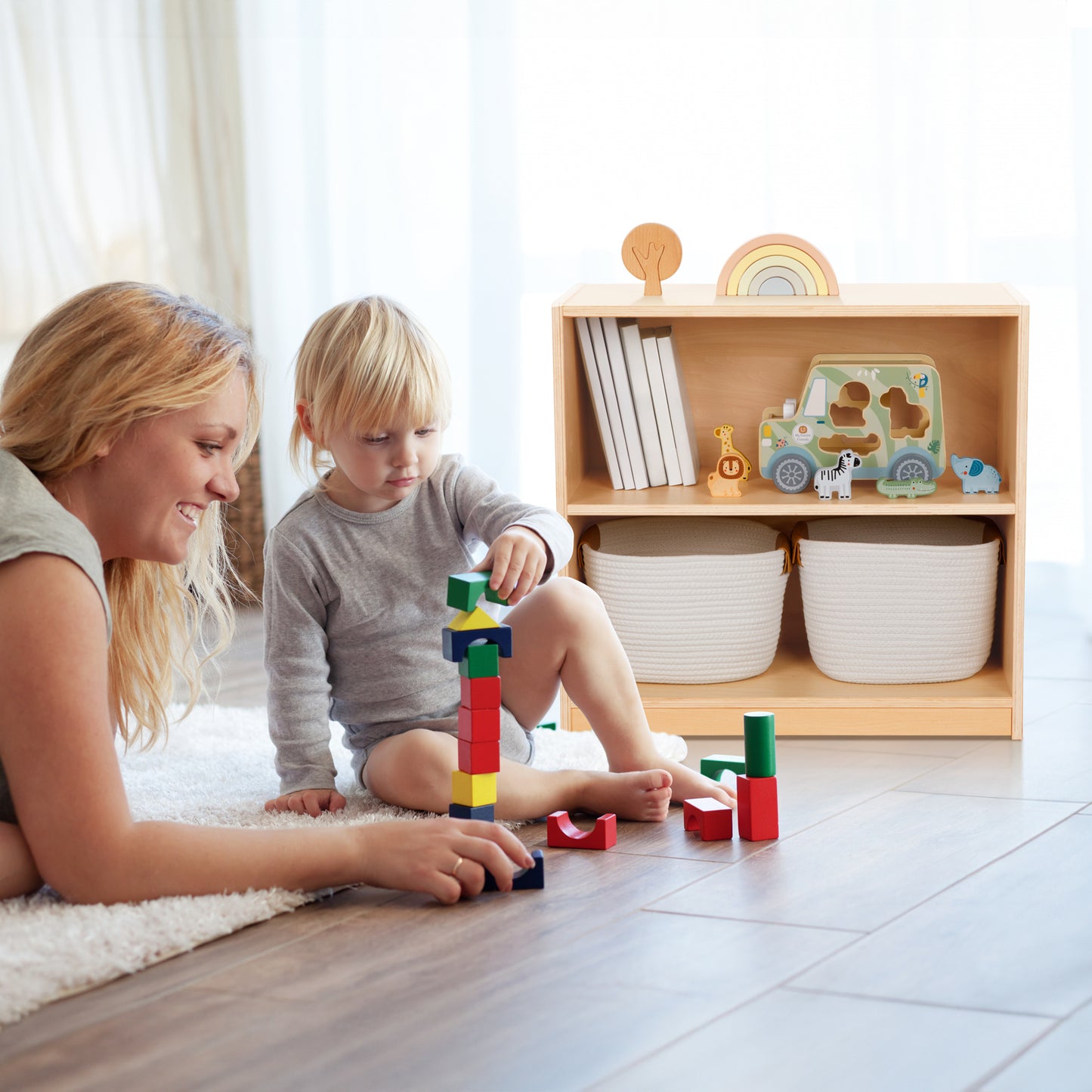 Montessori Shelf and Toy Storage