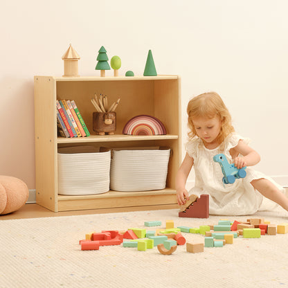 OOOK Wood Montessori Shelf and Toy Storage