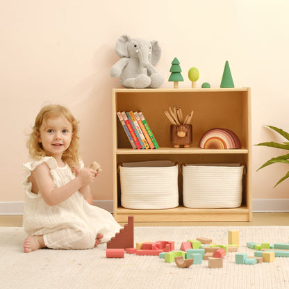 OOOK Wood Montessori Shelf and Toy Storage