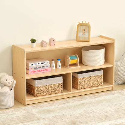OOOK Wood Kids 2-Shelf  Organizer For Classroom &amp; Playroom