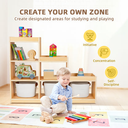 9 Cube Shelves Storage Cabinet
