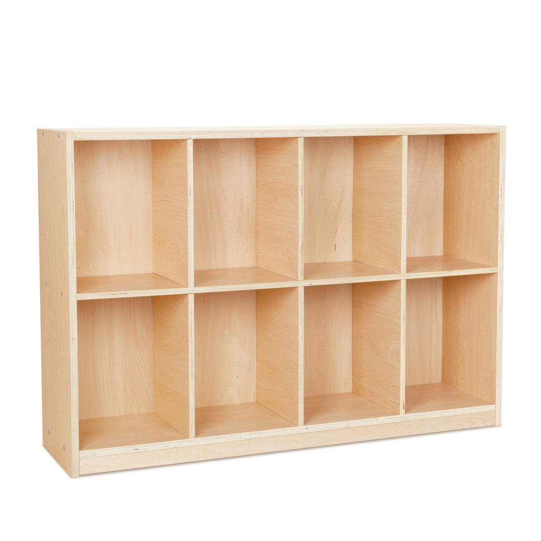 8-Compartment Backpack Wooden Storage Cabinet