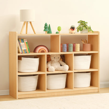 OOOK WOOD Montessori 8-Section Storage Cabinet
