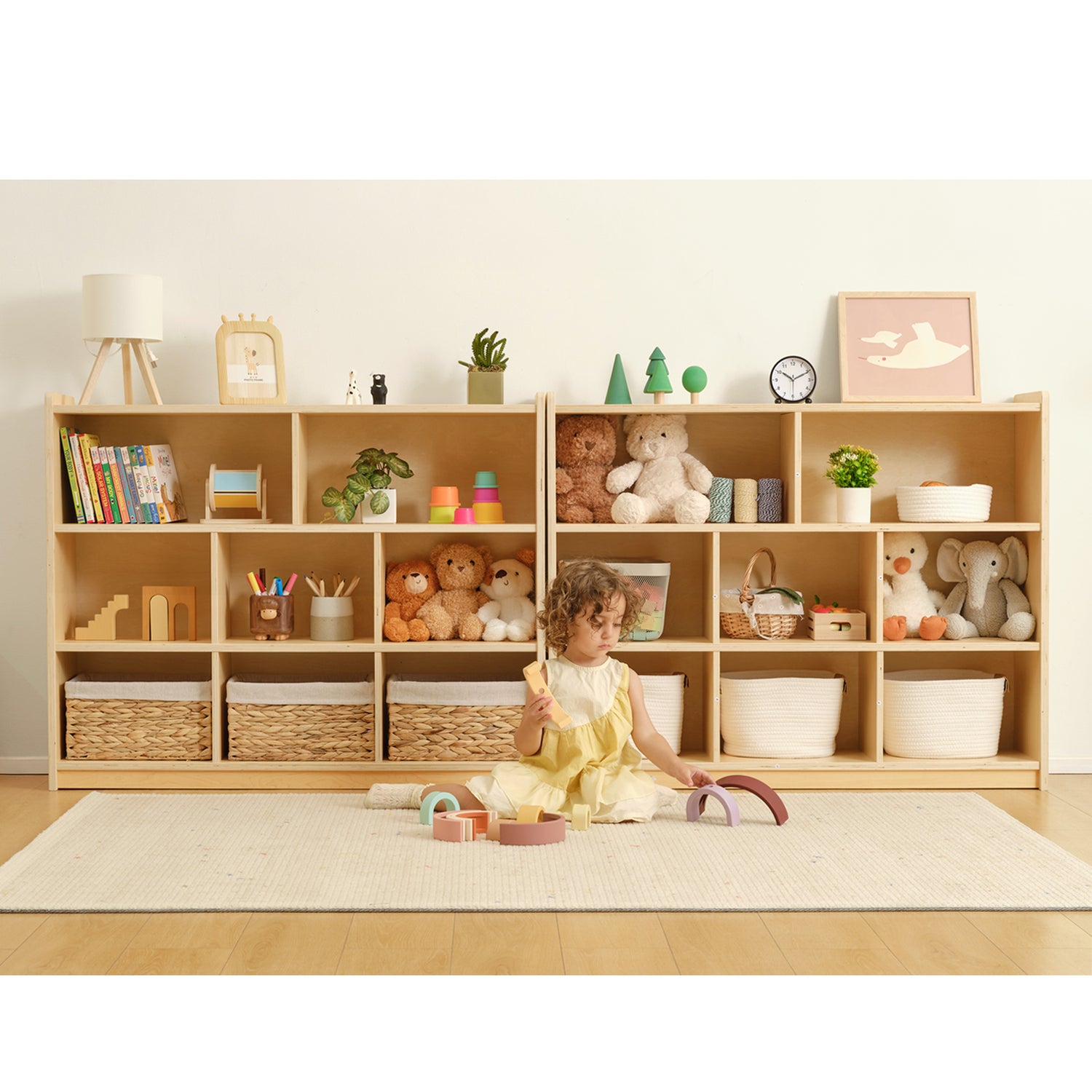 OOOK Montessori  8 Tier Toy Organizers and Storage Shelf