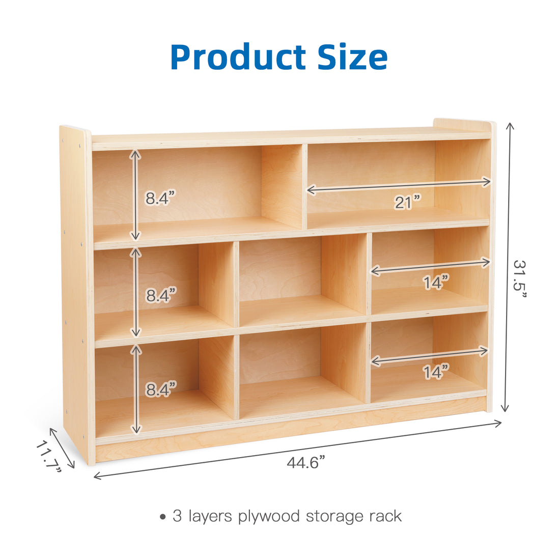 Toy Organizers and Storage Montessori Shelf 8 Shelf