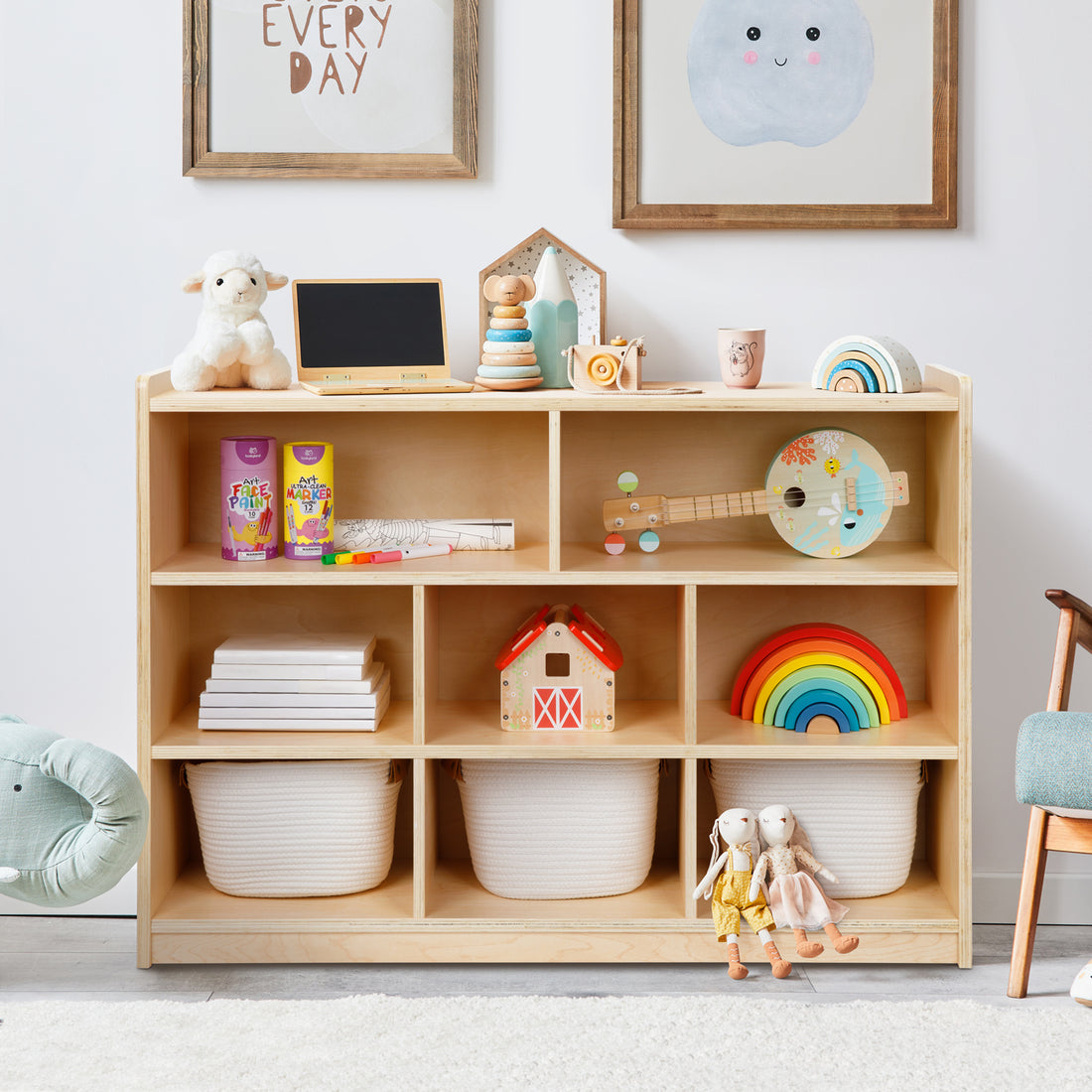 Toy Organizers and Storage Montessori Shelf 8 Shelf
