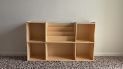 OOOK Multi-purpose Montessori Bookshelf Toy Storage Organizer