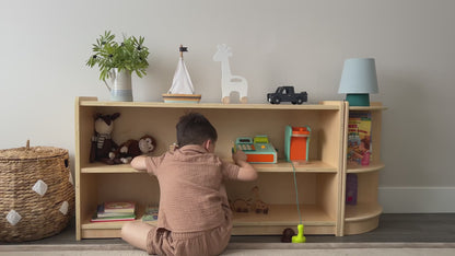 OOOK Plywood Kids 2-Shelf  Organizer For Classroom &amp; Playroom